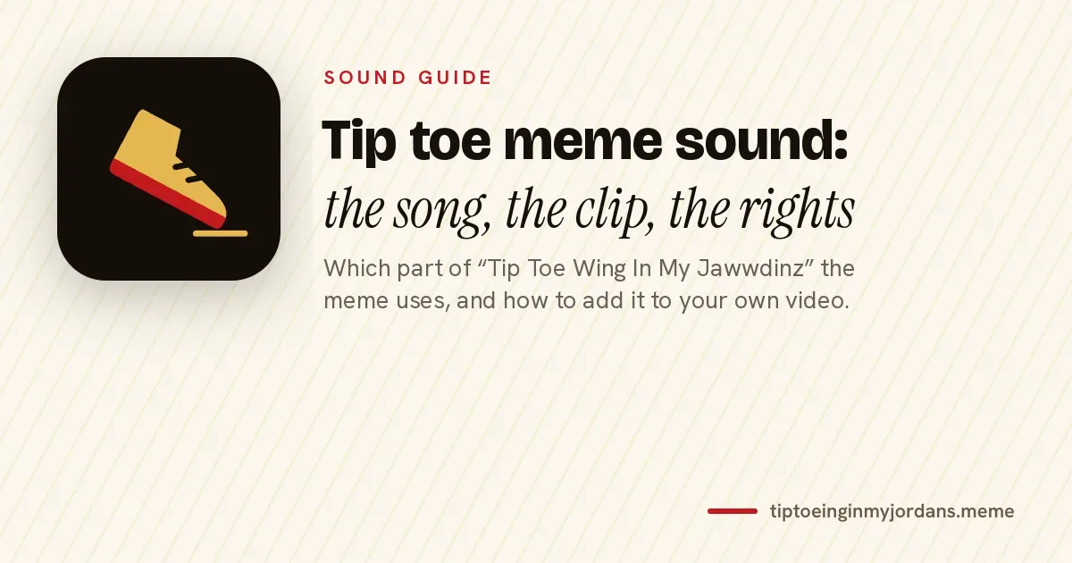 Tip toe meme sound: the Riff Raff song behind the trend